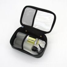 Manufacturer Wholesale Transparent Black Mesh Makeup Pouch Mini Zipper Nylon Mesh Cosmetic Bags